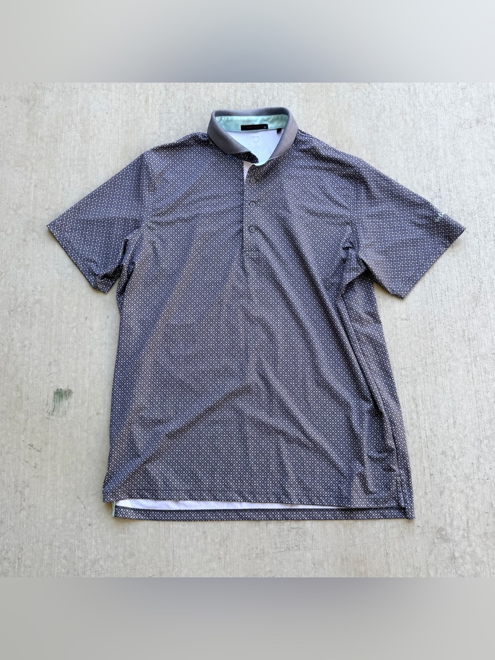 Greyson Golf Polo Shirt Men Size XL All Over Print Stretch Size XL